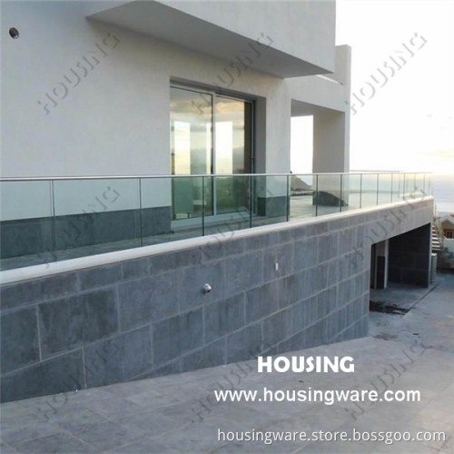 Aluminum Alloy U Channel Balustrade for Shopping Mall